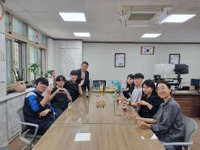 제 71회 경기도 과학전람회 참가 학생 학교장 격려